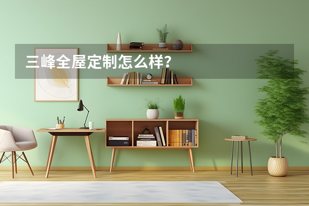 三峰全屋定制怎么样？