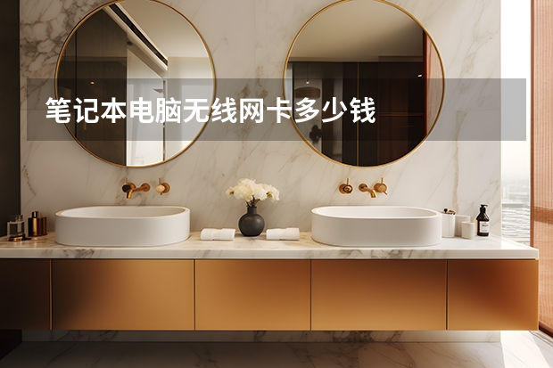 笔记本电脑无线网卡多少钱