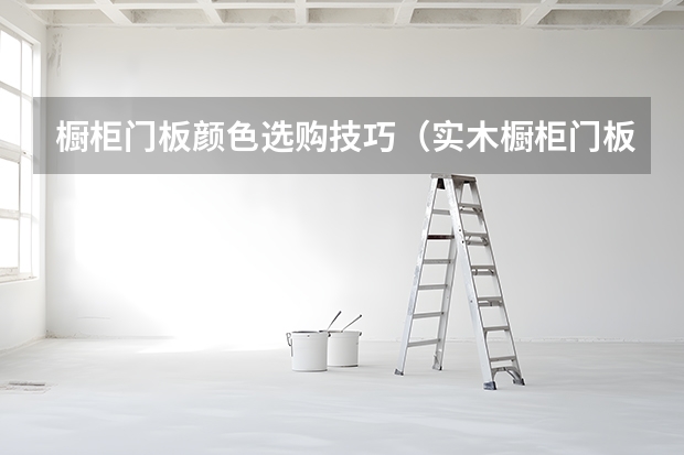 橱柜门板颜色选购技巧（实木橱柜门板的优缺点）