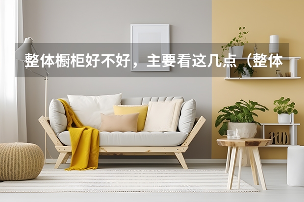 整体橱柜好不好，主要看这几点（整体厨房的设计及整体橱柜的选购注意事项）