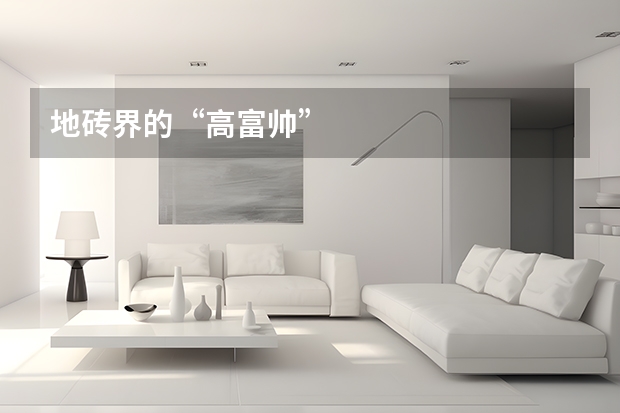 地砖界的“高富帅”