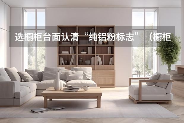 选橱柜台面认清“纯铝粉标志”（橱柜台面哪种好）