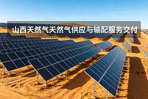 山西天然气天然气供应与输配服务交付验收清单