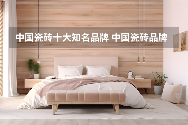 中国瓷砖十大知名品牌 中国瓷砖品牌十大排名