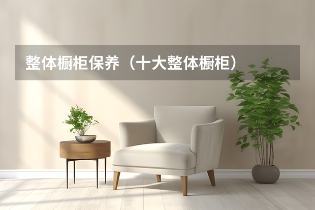 整体橱柜保养（十大整体橱柜）