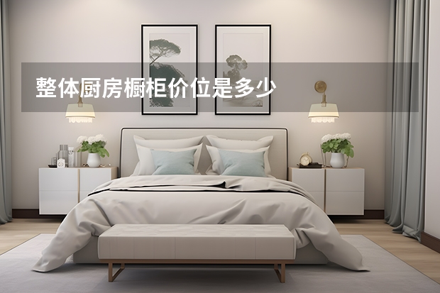整体厨房橱柜价位是多少
