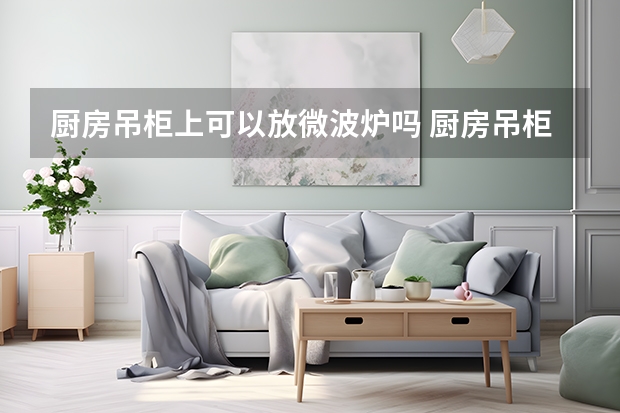 厨房吊柜上可以放微波炉吗 厨房吊柜上能不能放微波炉