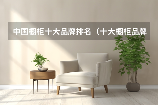 中国橱柜十大品牌排名（十大橱柜品牌推荐）