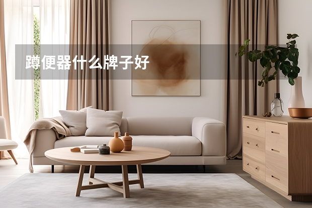 蹲便器什么牌子好