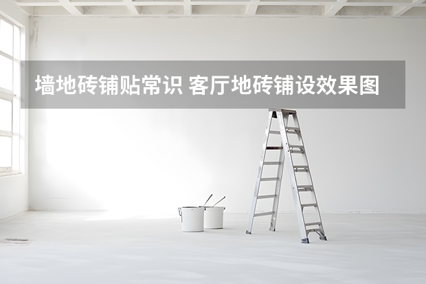 墙地砖铺贴常识 客厅地砖铺设效果图