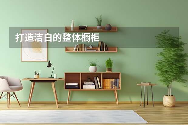 打造洁白的整体橱柜