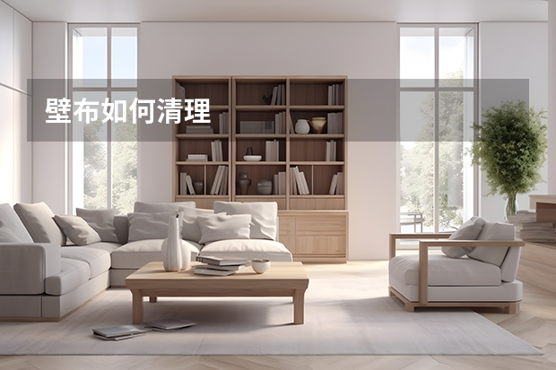 壁布如何清理