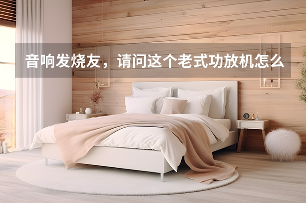 音响发烧友，请问这个老式功放机怎么连接？弄了一天都不行。