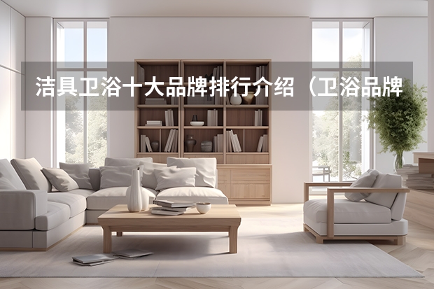 洁具卫浴十大品牌排行介绍（卫浴品牌排行榜前十名）