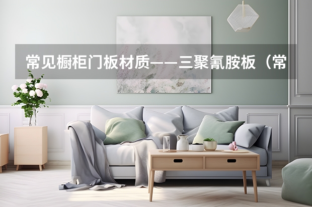 常见橱柜门板材质——三聚氰胺板（常见橱柜门板材质——烤漆板）