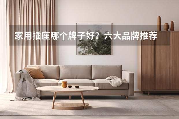 家用插座哪个牌子好？六大品牌推荐