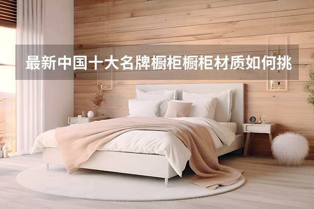 最新中国十大名牌橱柜橱柜材质如何挑选