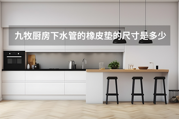 九牧厨房下水管的橡皮垫的尺寸是多少？