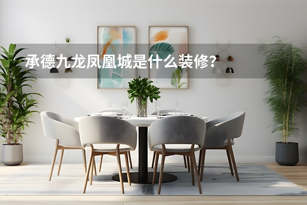 承德九龙凤凰城是什么装修？