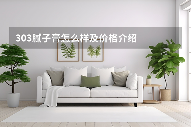 303腻子膏怎么样及价格介绍