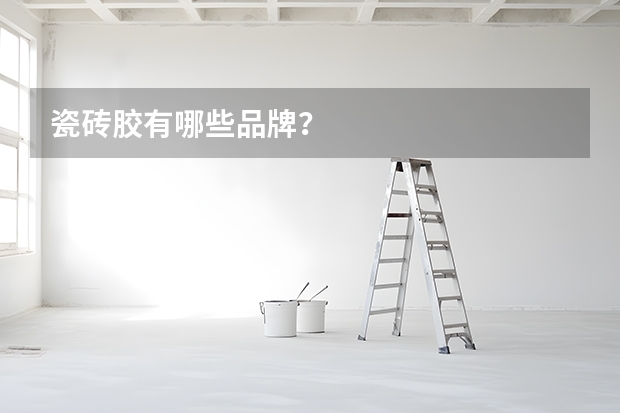 瓷砖胶有哪些品牌?