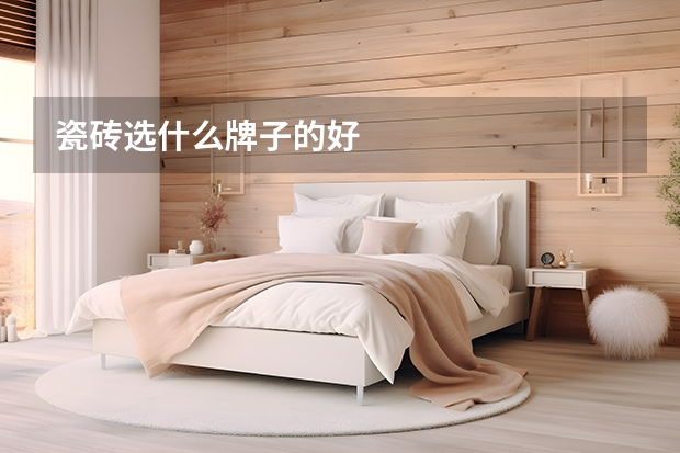 瓷砖选什么牌子的好