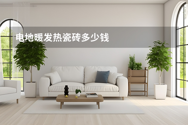 电地暖发热瓷砖多少钱