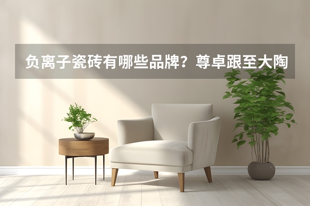 负离子瓷砖有哪些品牌？尊卓跟至大陶瓷哪个好？