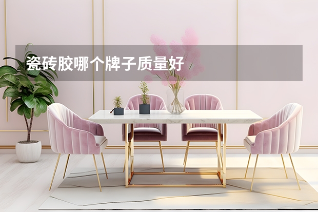 瓷砖胶哪个牌子质量好