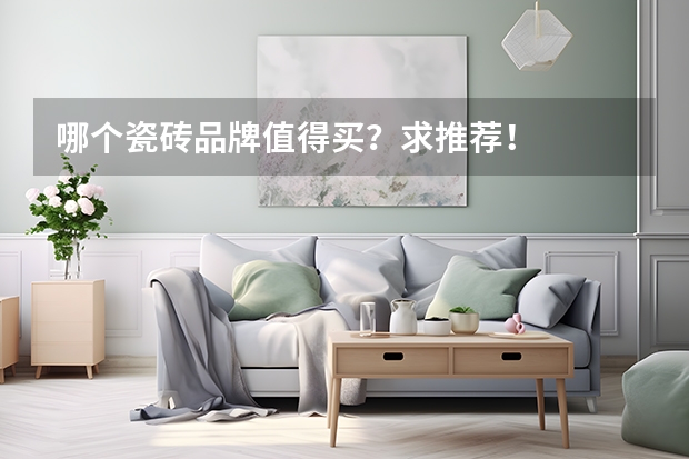 哪个瓷砖品牌值得买？求推荐！