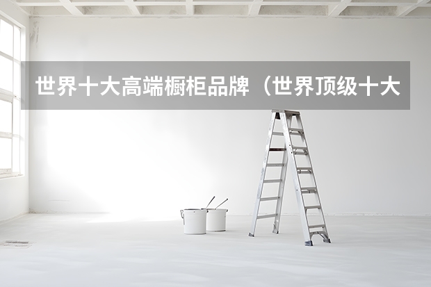 世界十大高端橱柜品牌（世界顶级十大橱柜品牌：全都来自德国意大利，BERLONI第二）