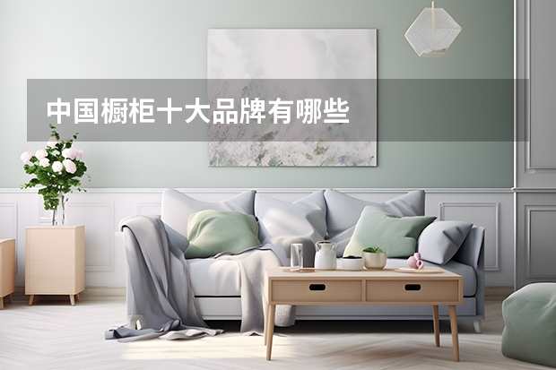 中国橱柜十大品牌有哪些