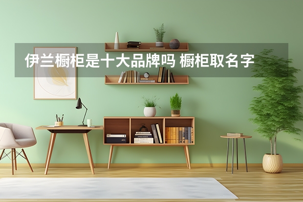 伊兰橱柜是十大品牌吗 橱柜取名字 寓意好的橱柜店名字？