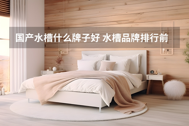 国产水槽什么牌子好 水槽品牌排行前十名