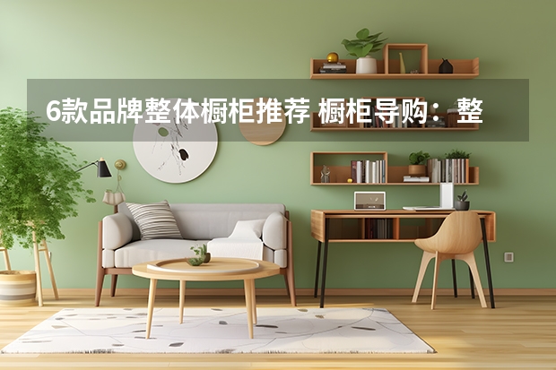 6款品牌整体橱柜推荐 橱柜导购：整体橱柜台面的几种流行类型