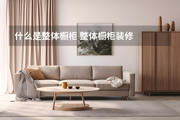 什么是整体橱柜 整体橱柜装修