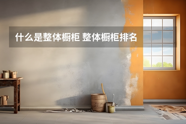 什么是整体橱柜 整体橱柜排名