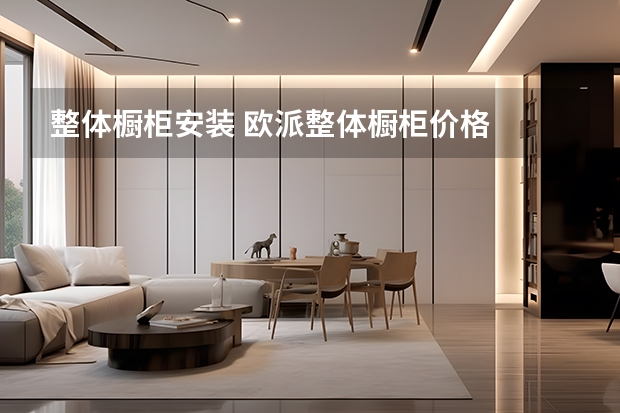 整体橱柜安装 欧派整体橱柜价格
