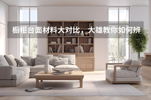 橱柜台面材料大对比，大雄教你如何辨别好坏 亚克力橱柜台面优缺点