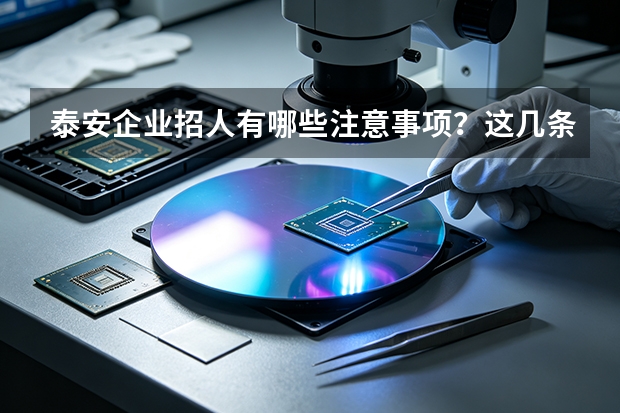 泰安企业招人有哪些注意事项？这几条红线别碰