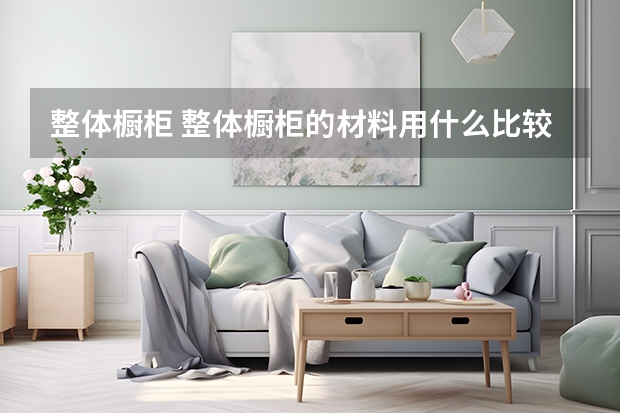 整体橱柜 整体橱柜的材料用什么比较好