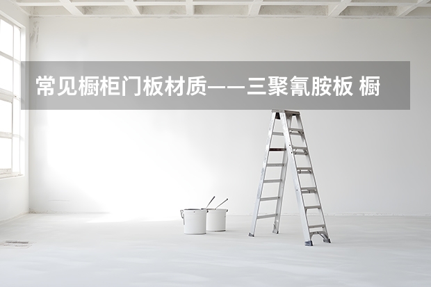 常见橱柜门板材质——三聚氰胺板 橱柜门板颜色解析