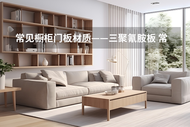 常见橱柜门板材质——三聚氰胺板 常见橱柜门板材质——烤漆板
