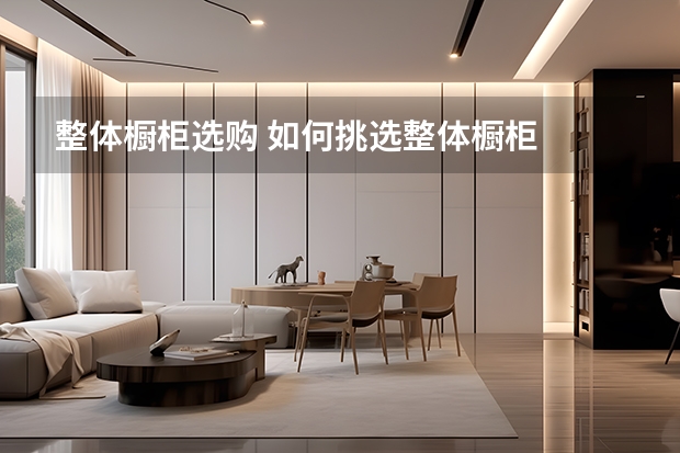 整体橱柜选购 如何挑选整体橱柜