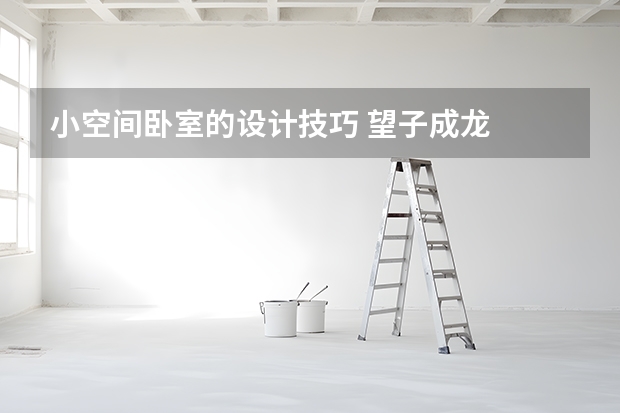 小空间卧室的设计技巧 望子成龙