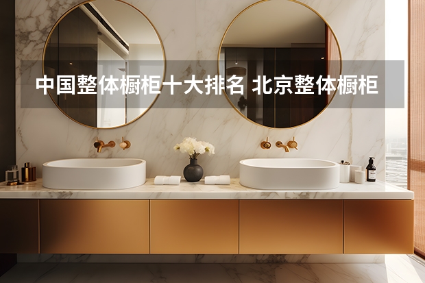 中国整体橱柜十大排名 北京整体橱柜品牌排行