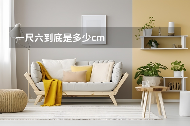 一尺六到底是多少cm